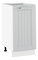 Dolní kuchyňská skříňka Janne Typ 52 (světle šedá + bílá)