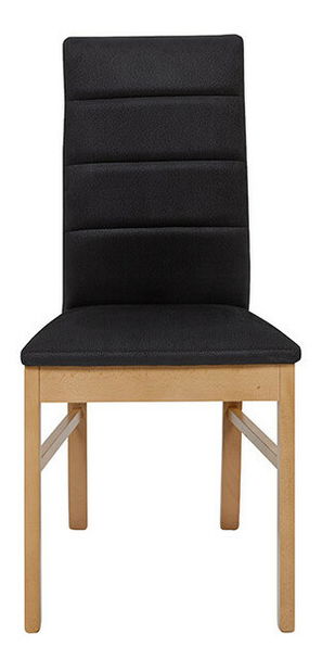 Jídelní židle BRW Ostia D09-TXK (dub přírodní + solar black)