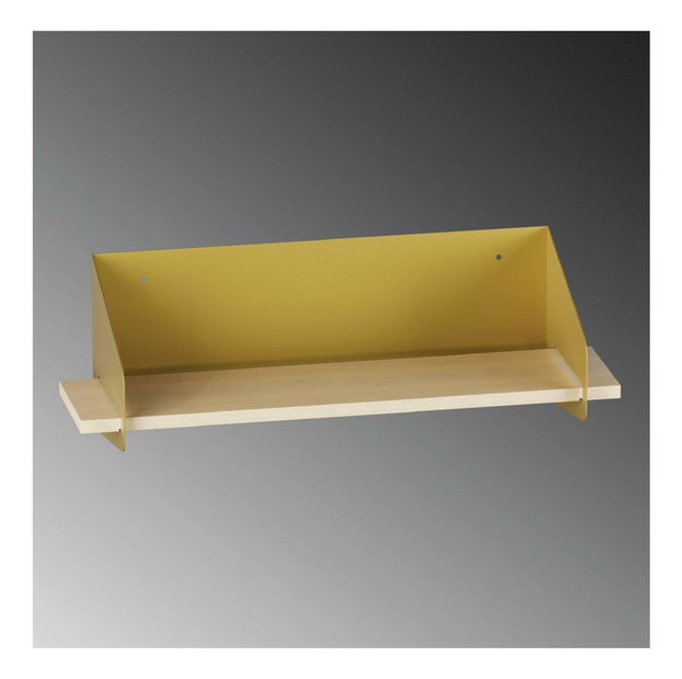 Nástěnná police Longoan 1 (zlatá)