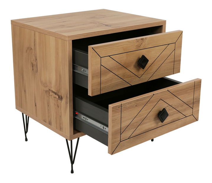 Noční stolek Luna (borovice)