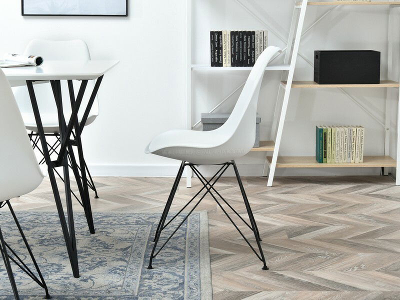 Židle Large Rod (bílá + černá)