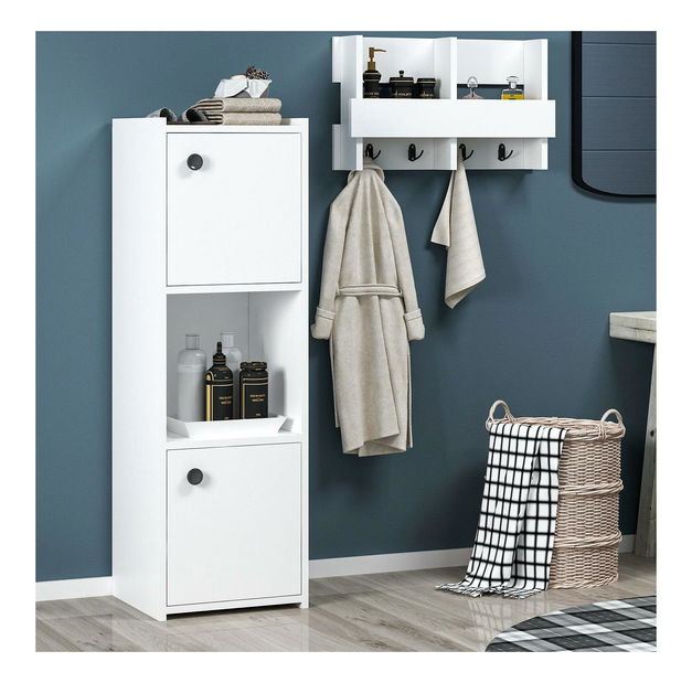 Koupelnová skříňka Satadu 2 (bílá)