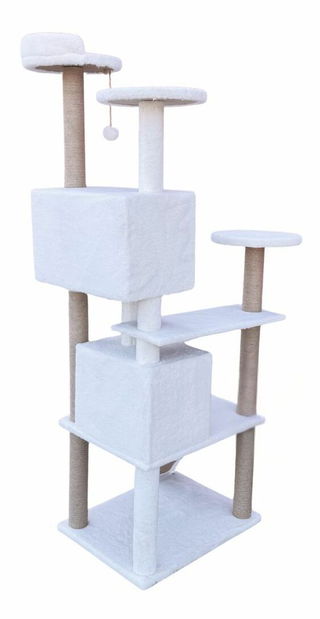 Škrabadlo pro kočky Midy (béžová)
