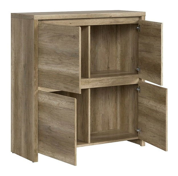 Skříňka BRW Kaspian KOM4D (dub monument)