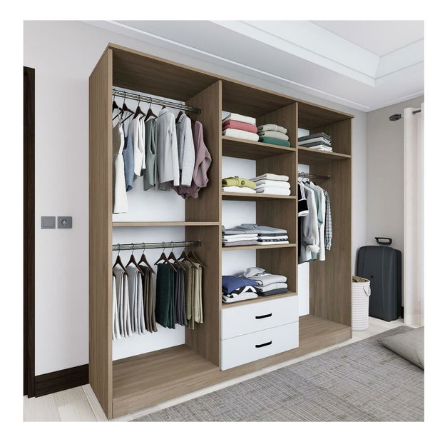 Šatní skříň Yamaha 64 (ořech světlý)