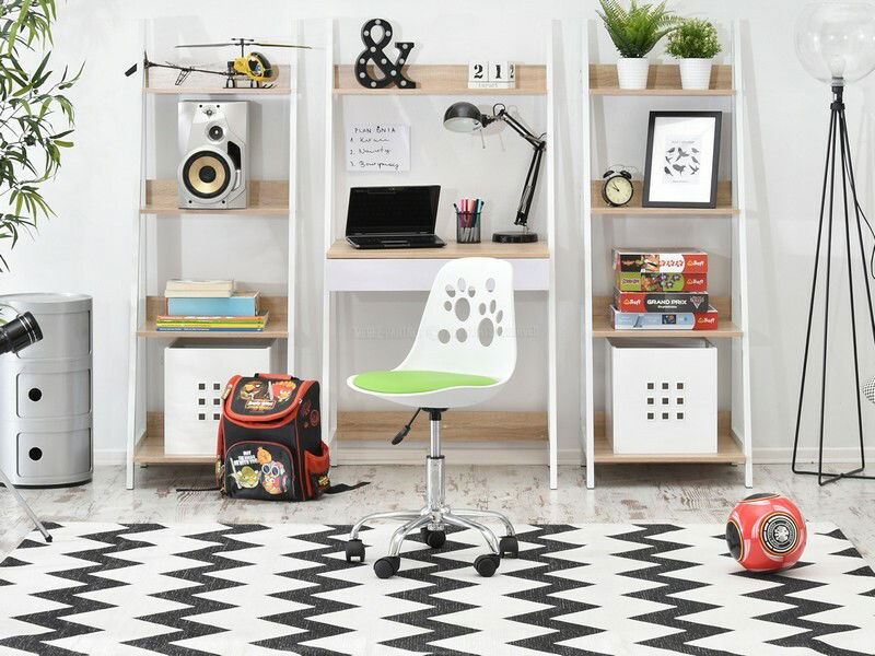 Dětská židle Footy (zelená + chromová)