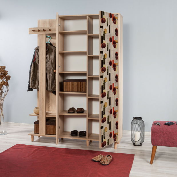 Předsíňová stěna Gardin 521 (sonoma)