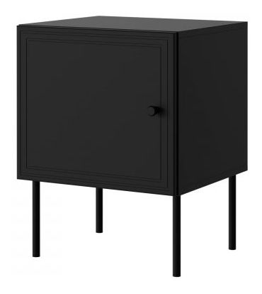 Set 2 nočních stolků Godzes Bis (černá)
