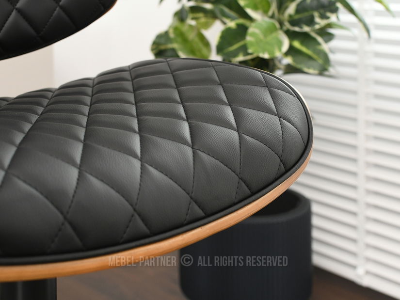 Židle Hasky (ořech tmavý + černá)