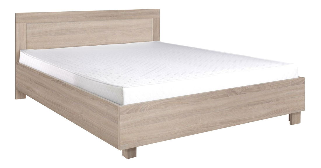 Manželská postel 160 cm Camber C22 (dub sonoma) (s roštem)