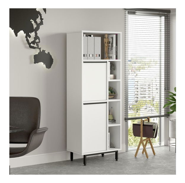 Regál Otto 10 B (bílá + černá)