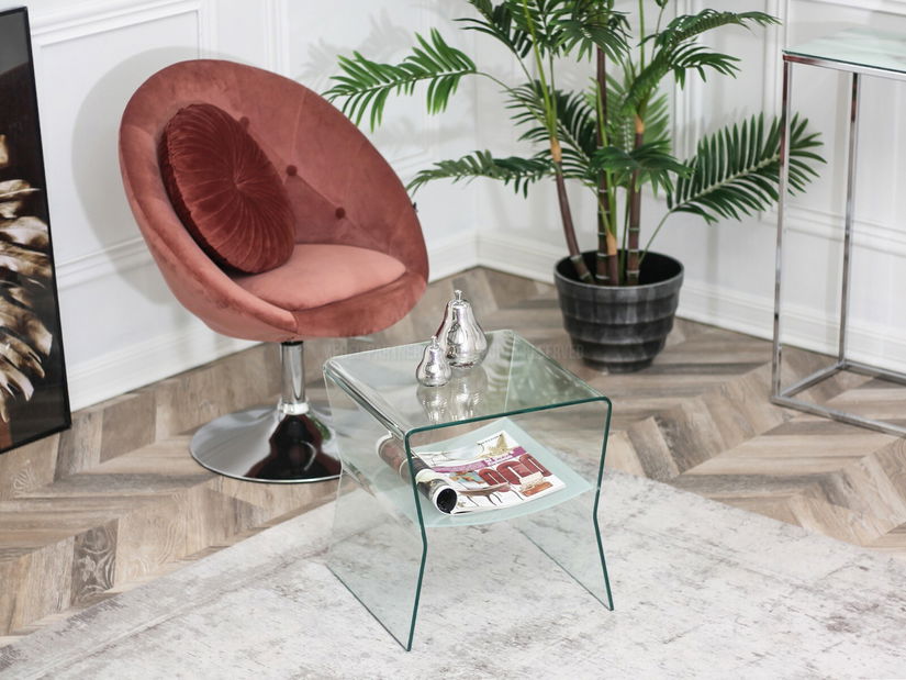 Konferenční stolek Spinal S (transparentní)