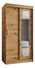 Šatní skříň 100 cm Rosaria (dub artisan)