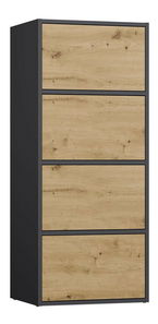 Skříňka Afoctera 1 (antracit + dub artisan)