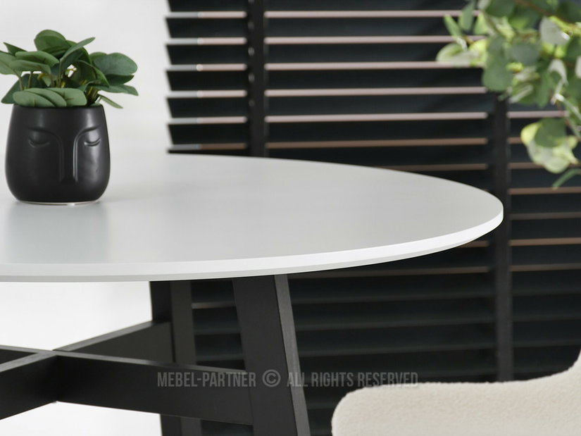 Jídelní stůl Croc (bílá + černá)