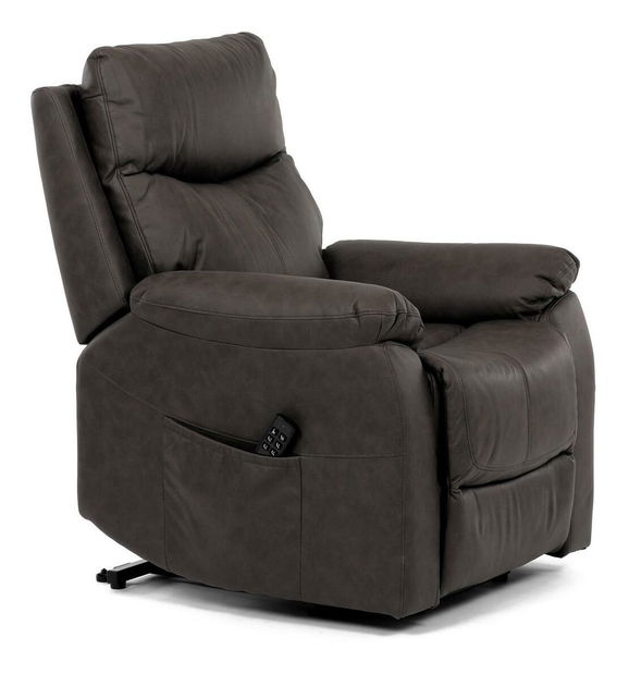 Polohovací křeslo Turbia (hnědá)