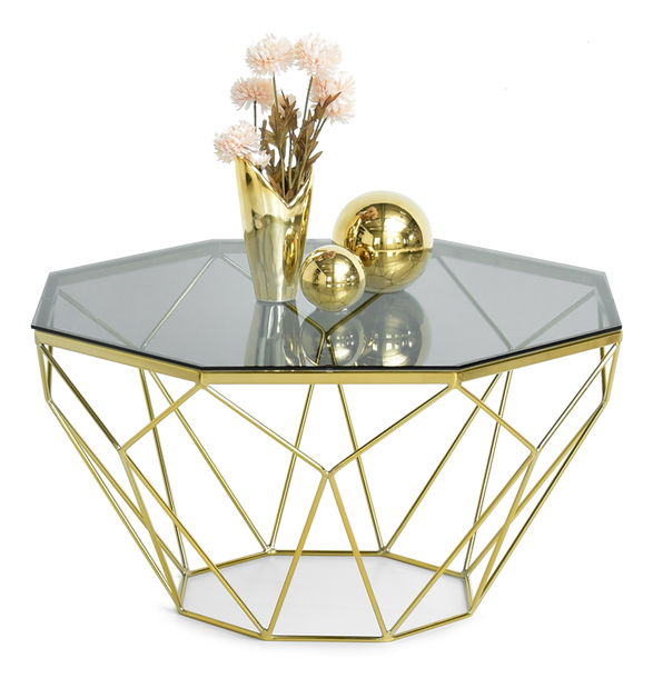 Konferenční stolek Maltez (zlatá)