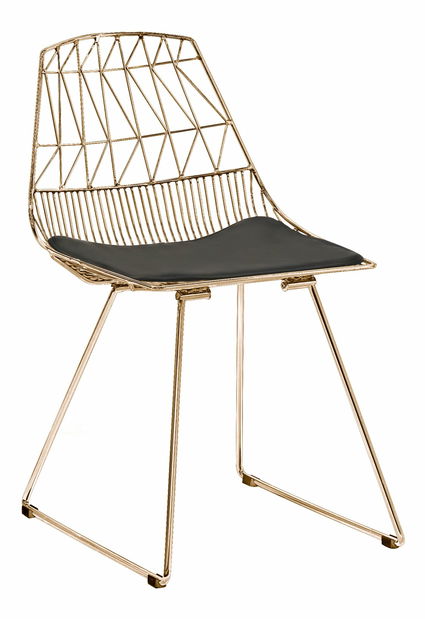 Set 2ks. jídelních židlí Harlem (zlatá) *výprodej