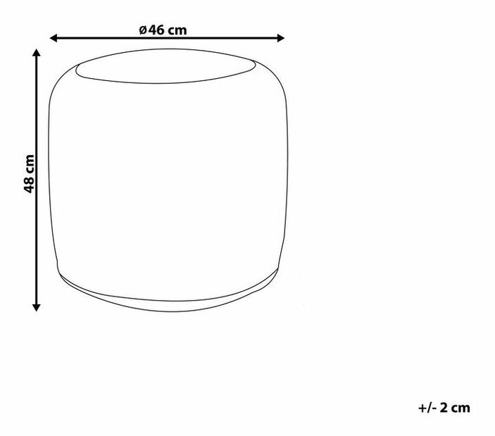 Taburetka Dahlia (béžová)