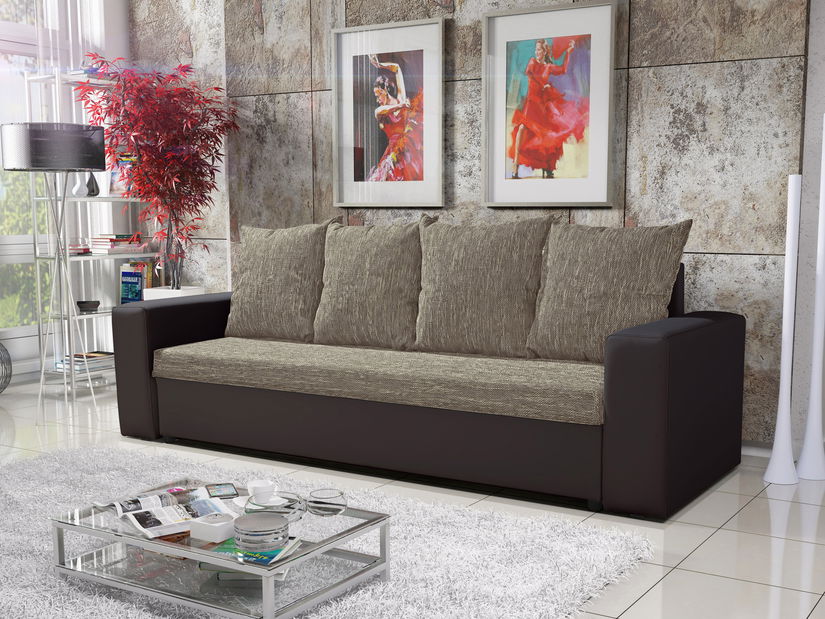 Pohovka Monarda (béžová + hnědá)