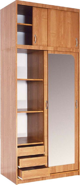 Šatní skříň Isabell (se zrcadlem)