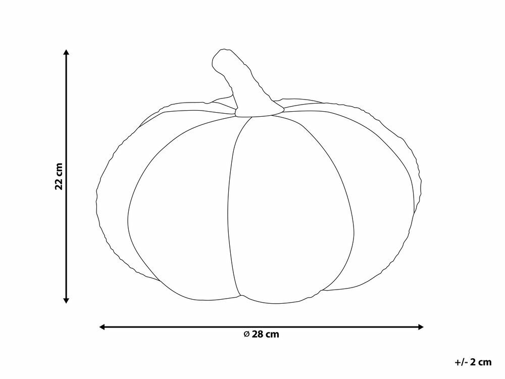 Ozdobný polštář ⌀ 35 cm Munchi (bílá)