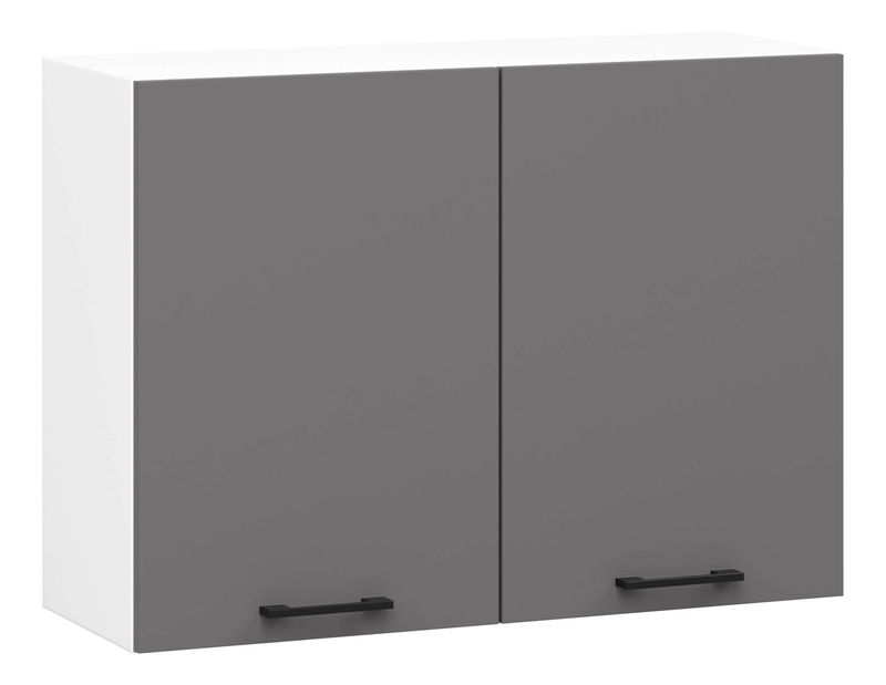 Horní kuchyňská skříňka Organo W1 80 (bílá + grafit)