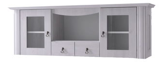 Vitrína na stěnu Valiara DA16 (bílá)