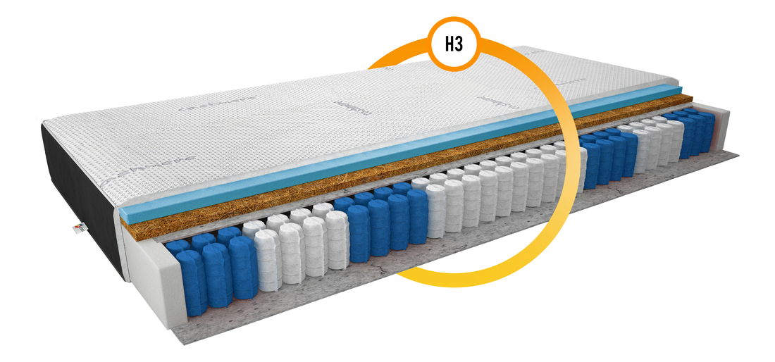 Taštičková matrace Parnas cashmere 200x90 cm (T3)