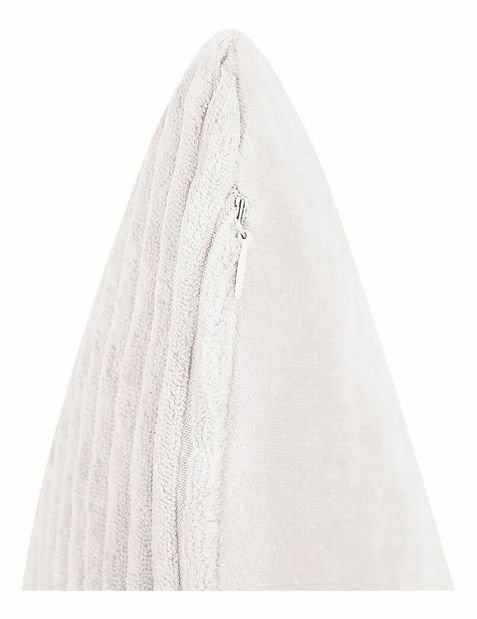 Sada 2 ozdobných polštářů 43 x 43 cm Milie (bílá)