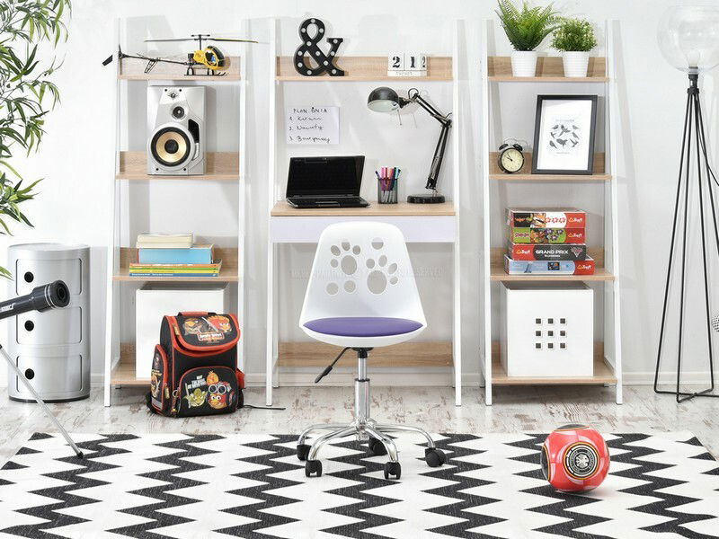 Židle Footy (fialová + chromová)