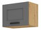 Horní kuchyňská skříňka Lucid 50 GU 36 1F (dub artisan + dustgrey)