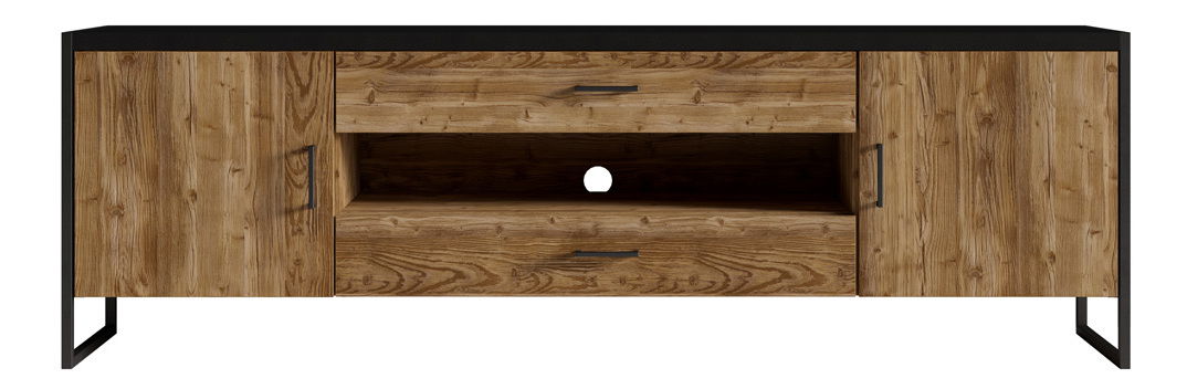 TV stolek Taren Typ 40 smrk + černá)