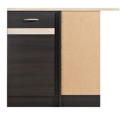 Spodní kuchyňská skříňka, rohová BRW Junona line DNW/100/82/p (Wenge + Dub sonoma)