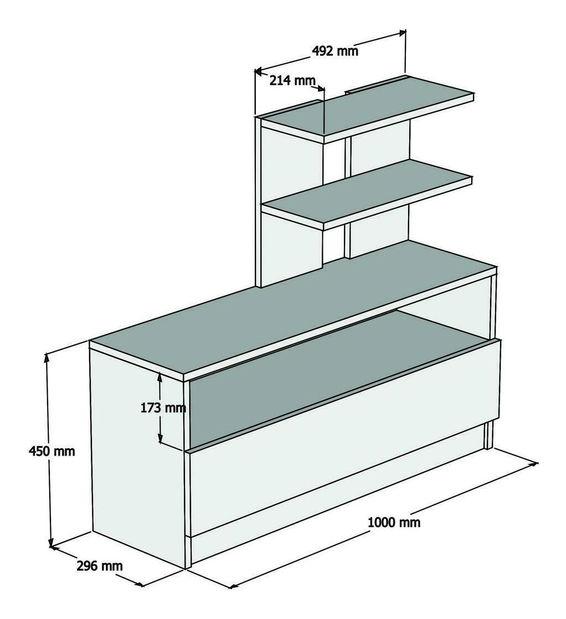 Skříňka na boty Arianna (bílá)