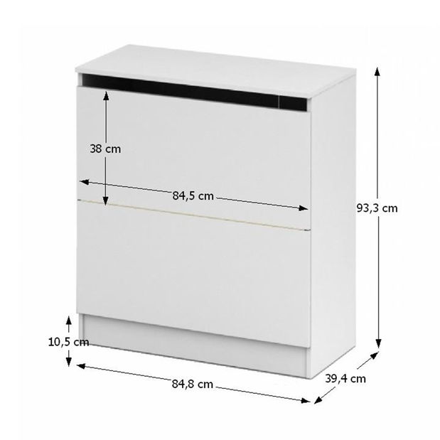 Skříňka na peřiny Perris (bílá)