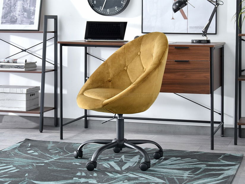 Křeslo Lush 4 (zlatá + černá)