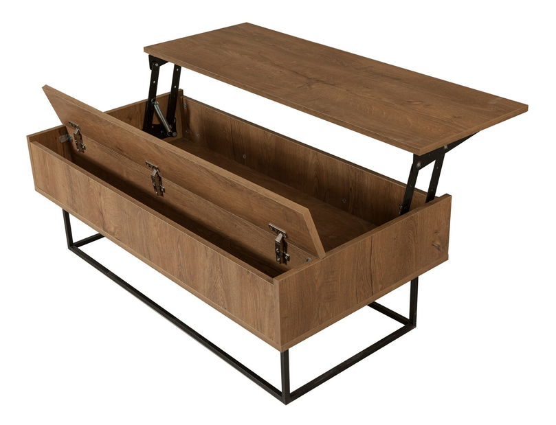 Souprava nábytku do obývacího pokoje Laxi 9 (ořech + černá)