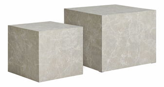 Set 2 ks konferencních stolků Pesalia 1 (mramor)