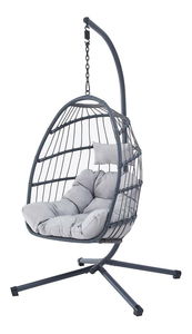 Závěsné křeslo Acaparador (antracit + šedá)