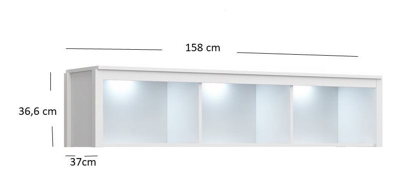 Regál Olna (bílá)