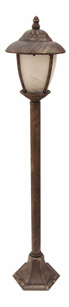 Venkovní svítidlo Madrid 8480 (antická zlatá + rýžové kamenné sklo)