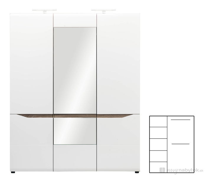 Šatní skříň Lynna LI 9