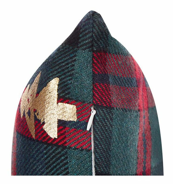 Sada 2 ozdobných polštářů 45 x 45 cm Cupo (zelená)