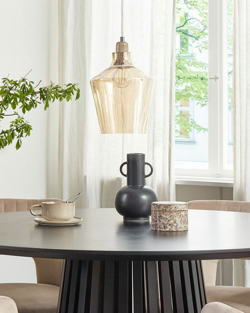 Závěsná lampa Sarida (průhledná)