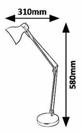 Stolní lampa Carter 6409 (mátová)