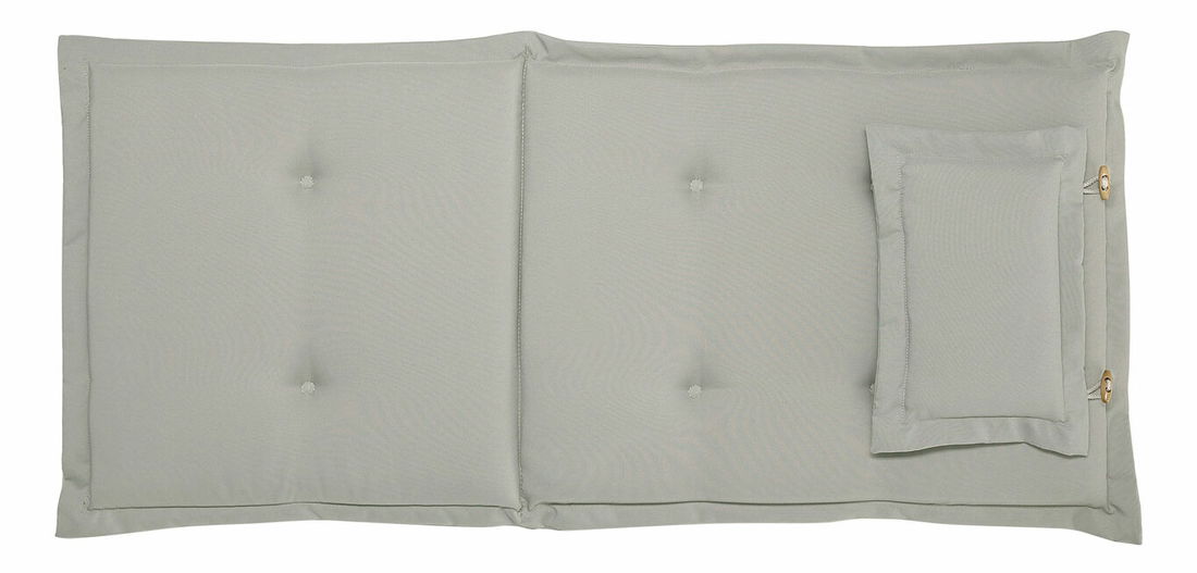 Set 6 ks. zahradních židlí Jakarta (tmavě šedá) (s polštáři)