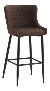 Barová židle Cerveza (hnědá + černá)