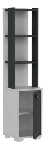 Regál Kovala (bílá + antracit)