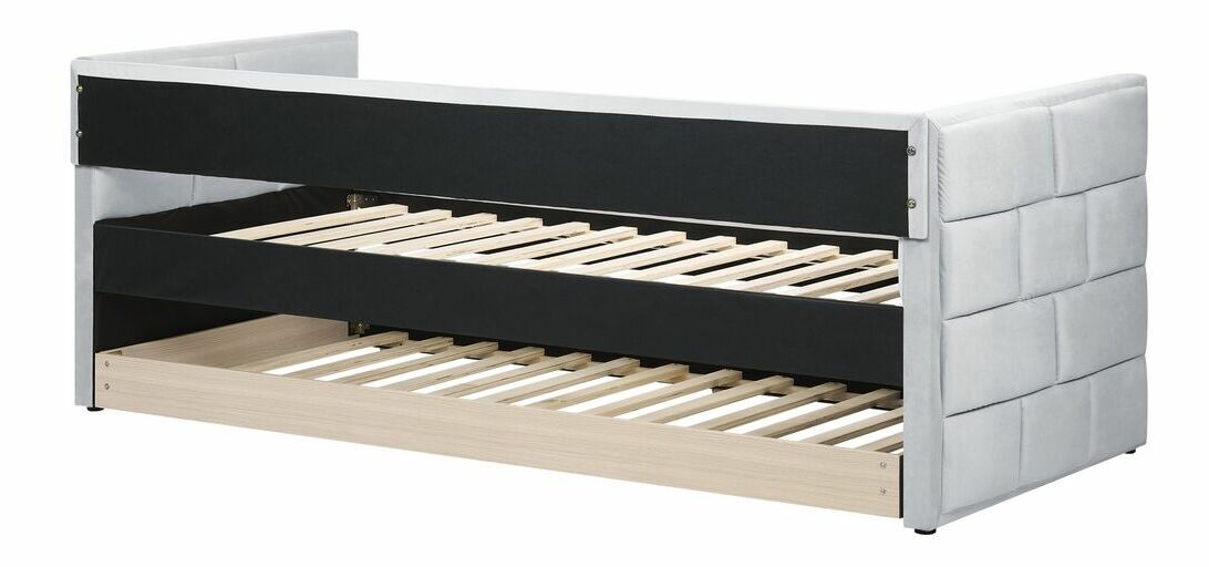 Jednolůžková postel 200 x 90 cm Chaza (šedá)